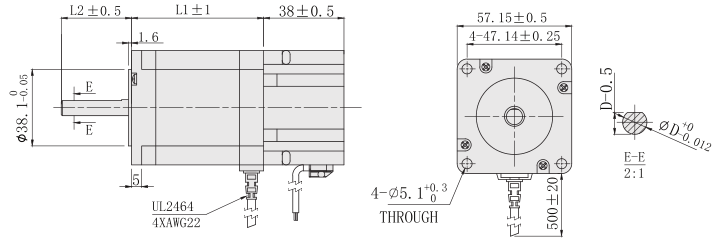 57刹車步進麻豆视频APP免费版外形尺寸圖